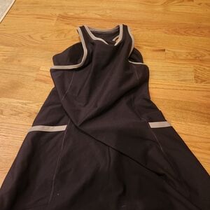 Black and TAN ATHLETIC SUMMERSALT Sleeveless Dress